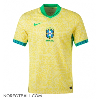 Billige Fotballdrakt Brasil Replika Hjemmedrakt Copa America 2024 Kortermet